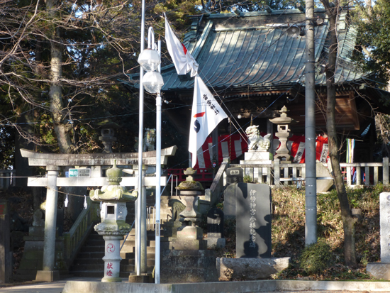 雷電神社で初詣